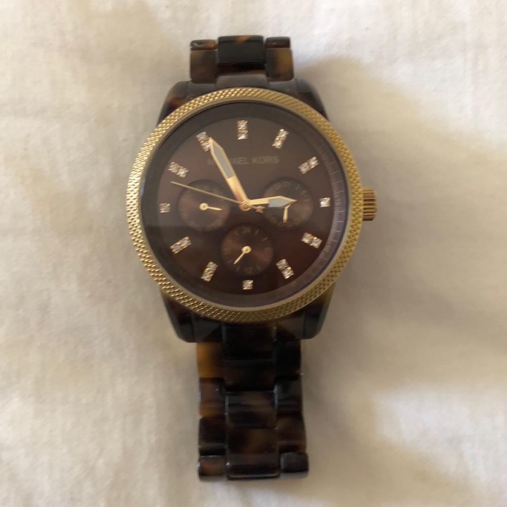 Michael Kors Tortoise Shell Watch